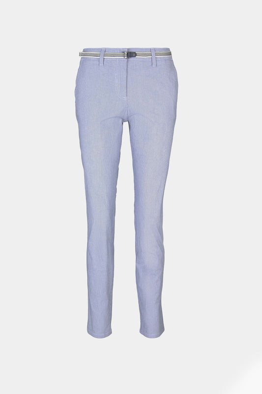 Tom Tailor - Chino Trousers With Fabric Belt, Organic Cotton