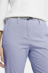 Tom Tailor - Chino Trousers With Fabric Belt, Organic Cotton