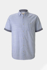 Tom Tailor - Striped Effect Short Sleeved Shirt