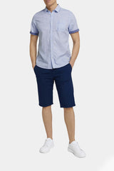 Tom Tailor - Striped Effect Short Sleeved Shirt