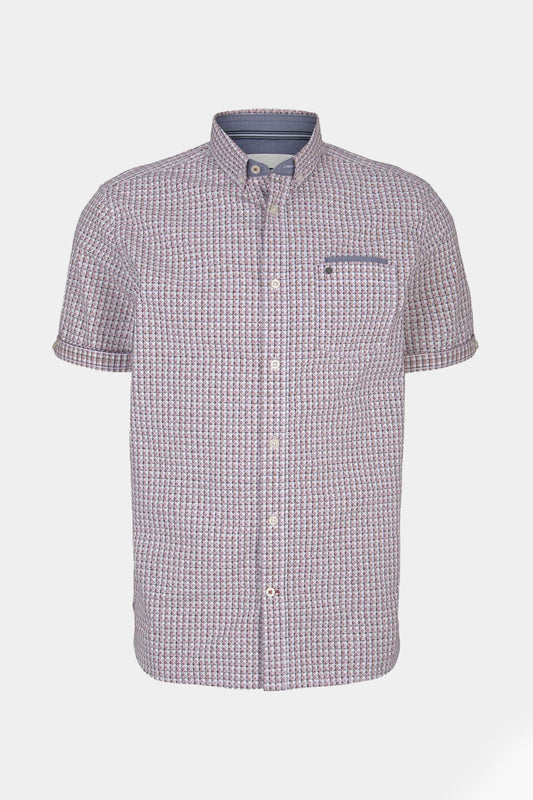 Tom Tailor - Checked Short-Sleeved Shirt