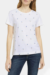 Tom Tailor - Embroidered T-Shirt, Organic Cotton