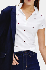 Tommy Hilfiger - Polo Shirt With Embroidered Logos