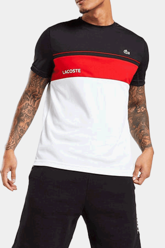 Lacoste - Sport Crew Neck Breathable Colourblock T-Shirt