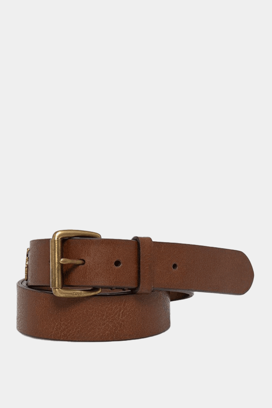 Ralph Lauren - Pasek Brown Leather Belt
