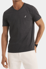 Nautica - Heather V-Neck Deck T-Shirt