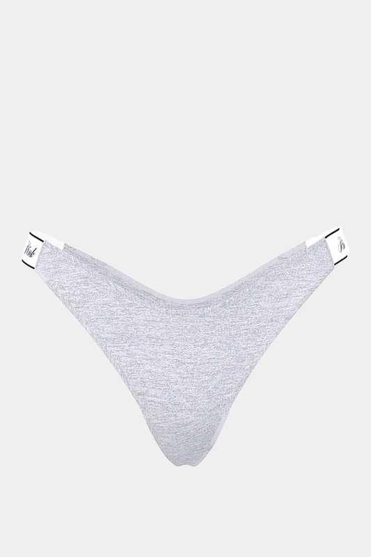 Victoria's Secret - Pink Logo Cotton Shine High-Leg Thong Panty