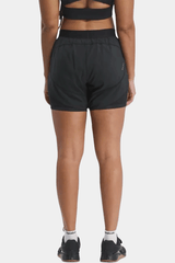 Reebok- Running 2 in 1 Short Women's Black Running Shorts