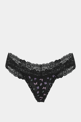 Victoria's Secret - Wink Lace-Trim Thong Panty