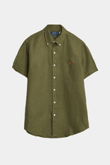 Ralph Lauren - Classic Fit Half-Sleeve Linen Shirt