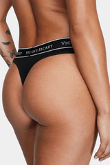 Victoria's Secret - Logo Cotton Thongs
