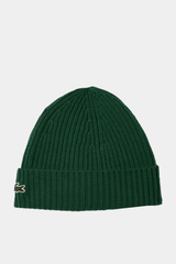 Lacoste - Rib Knit Brushed Wool Beanie