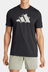 Adidas - Aeroready Tennis Logo Slam Graphic T-Shirt