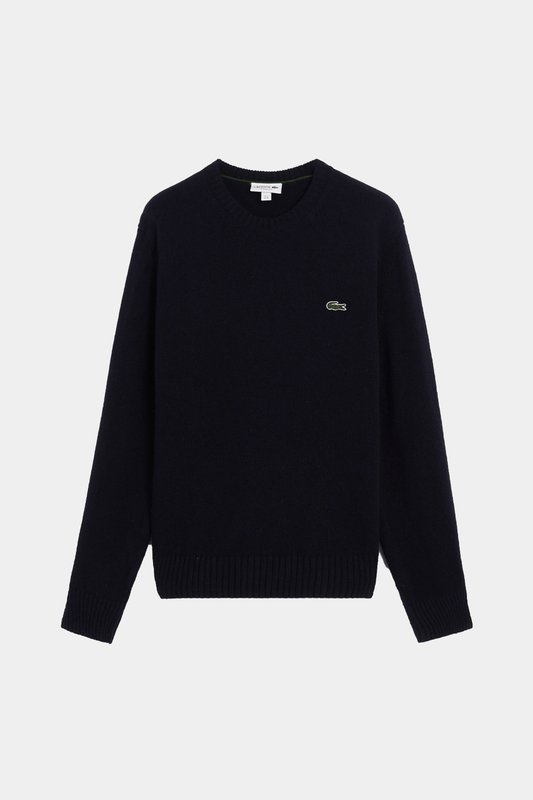 Lacoste - Men's Carded Wool Crew Neck Sweater