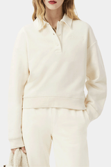 Lacoste - Women's Polo Collar Sweatshirt