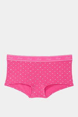 Victoria's Secret - Pink Logo Cotton Shine Boyshort Panty