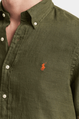 Ralph Lauren - Classic Fit Half-Sleeve Linen Shirt