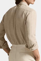 Ralph Lauren - Men's Classic-Fit Houndstooth Linen Shirt