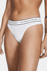 Victoria's Secret - Logo Cotton Thongs