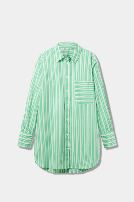 Tom Tailor - Long Shirt With Chest Pocket