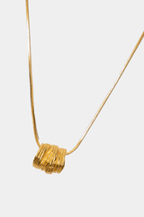Dikochi - Steel with Special Gold Finish Necklace