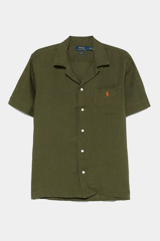 Ralph Lauren - Custom Fit Short Sleeve Linen Shirt