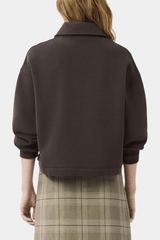 Lacoste - Women's Overside Fleece Polo Collar Sweatshirt