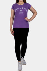 Bianco Nero - Women's Round Neck Shirt Embroidered Logo