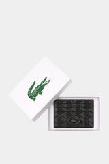 Lacoste - Monogrammed Leather Card Holder