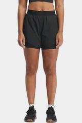 Reebok- Running 2 in 1 Short Women's Black Running Shorts
