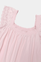 Ralph Lauren - Eyelet-Embroidered Cotton Jersey Top