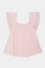 Ralph Lauren - Eyelet-Embroidered Cotton Jersey Top