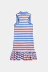 Ralph Lauren - Striped Stretch Mesh Polo Dress