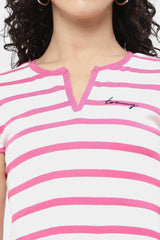 Tommy Hilfiger - Striped Henley T-Shirt