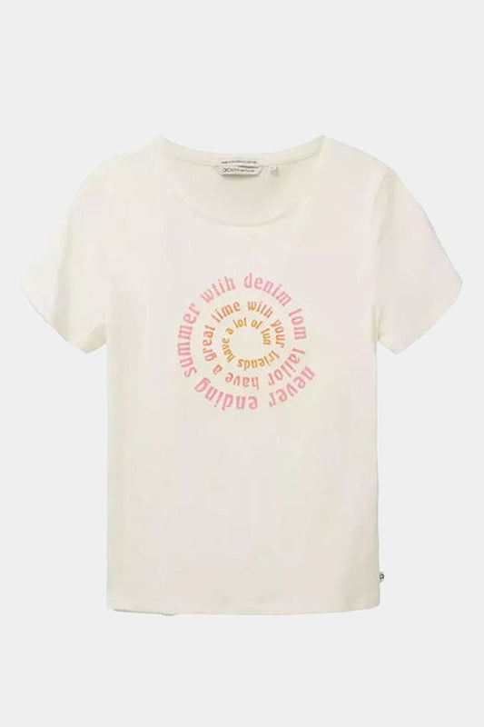 Tom Tailor - Fitted Print T-Shirt