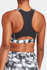 Adidas - Run All Over Print Impact Sports Bra - Women