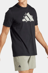 Adidas - Aeroready Tennis Logo Slam Graphic T-Shirt