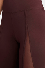 Nike - One High-Waisted 7/8 Mesh-Panelled Leggings