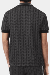 Lacoste - Classic Fit Monogram Jacquard Polo Shirt