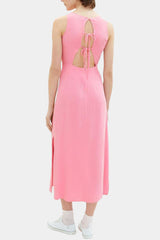 Tom Tailor - Tie-Back Sleeveless Midi Dress