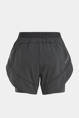 Reebok- Running 2 in 1 Short Women's Black Running Shorts