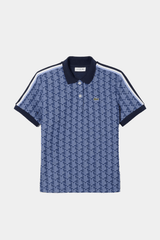 Lacoste - Women's Slim Fit Monogram Jacquard Polo Shirt