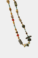 Dikochi - Multi-Colored Beaded Natural Stone Necklace
