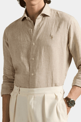 Ralph Lauren - Men's Classic-Fit Houndstooth Linen Shirt