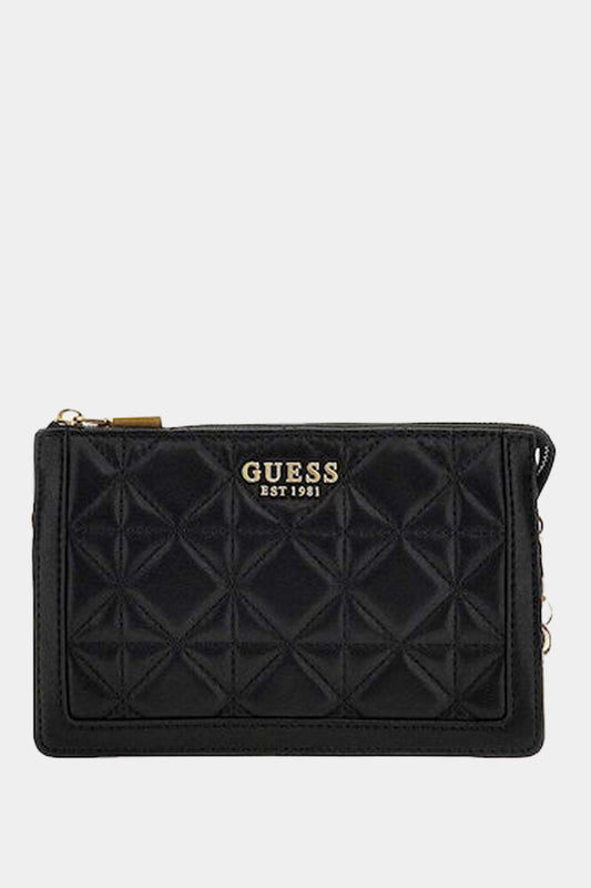 Guess - Black Abey Multi Compartment Crossbody Bag