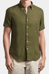 Ralph Lauren - Classic Fit Half-Sleeve Linen Shirt