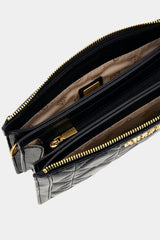 Guess - Black Abey Multi Compartment Crossbody Bag