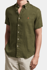 Ralph Lauren - Classic Fit Half-Sleeve Linen Shirt