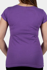 Bianco Nero - Women's Round Neck Shirt Embroidered Logo