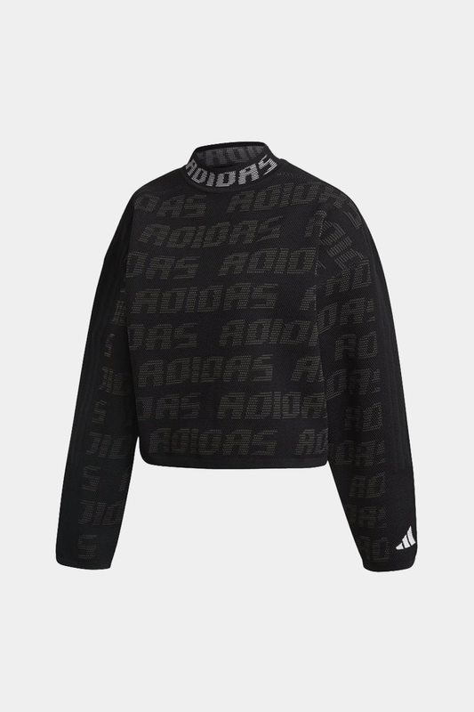 Adidas - Knit Graphic Crew Sweatshirt